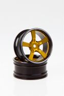 Killerbody Alu Felgen Camaro 2011 Schwarz-Gold (2 Stk) / KB48079Y