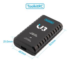 ToolkitRC U3 LiPo 2-3s 2A Ladegerät DC 9-20V USB-C / TK13400
