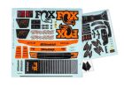 TRAXXAS Unlimited Desert Racer Fox Edition Aufkleberbogen / TRX8561