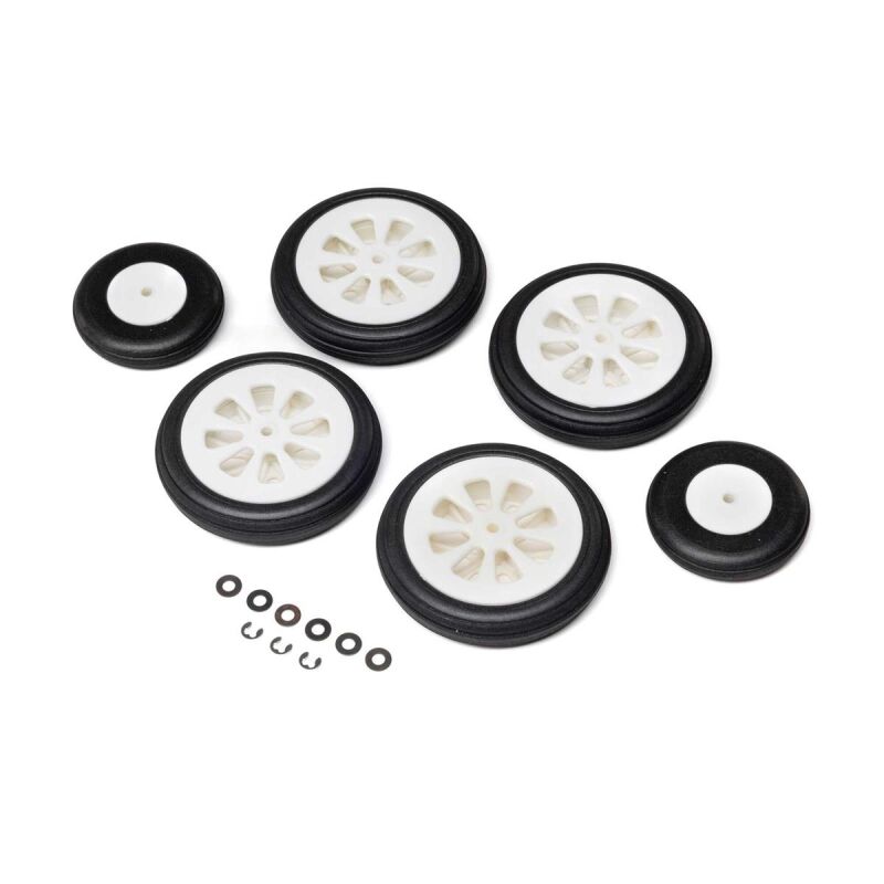 E-Flite Wheel Set: Airbus A320 1.5m Airliner 64mm EDF Jet / EFL-2549