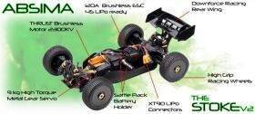 ABSIMA 1:8 RC Buggy "STOKE V2" 4S RTR