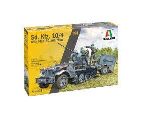 ITALERI 1:35 Sd. Kfz. 10/4 mit FLAK 30 und Crew / 510006395