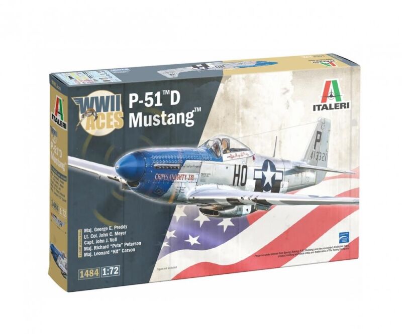 ITALERI 1:72 P-51D Mustang Aces / 510001484