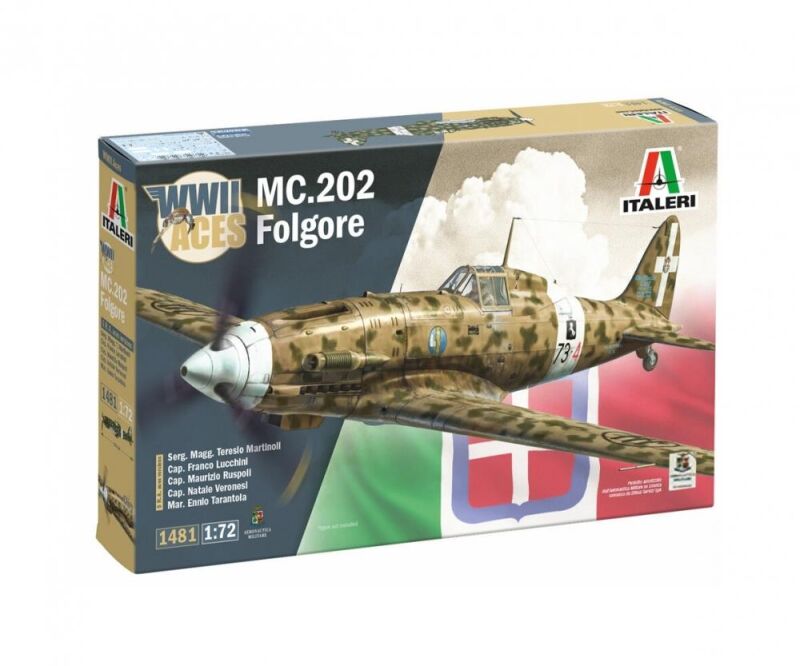 ITALERI 1:72 MC.202 Folgore Aces / 510001481