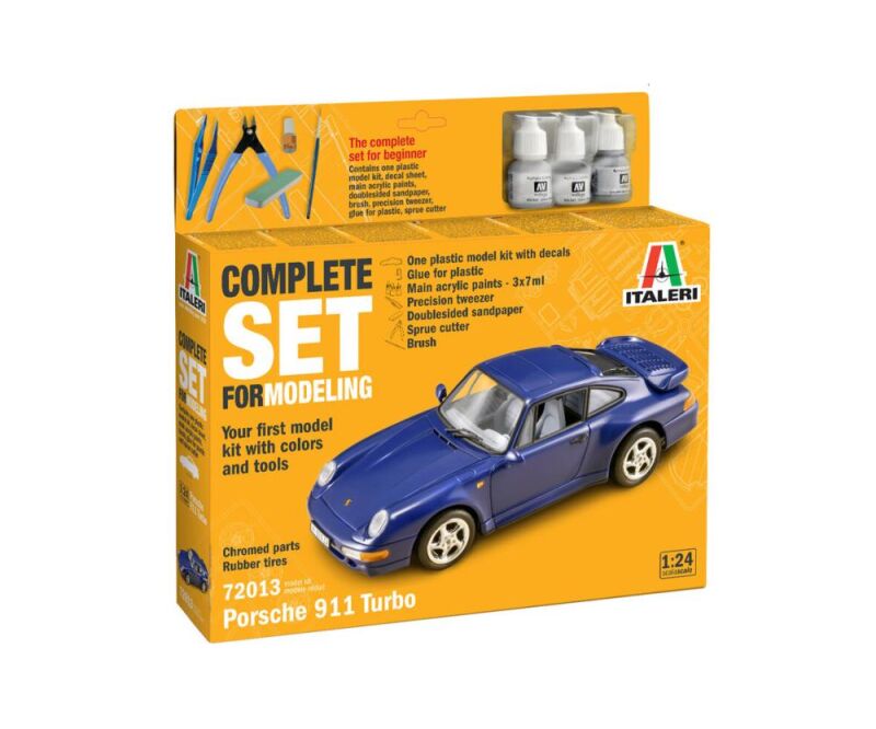 ITALERI 1:24 Porsche 911 Turbo Modell-Set / 510072013