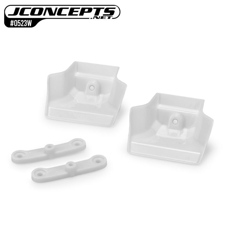 JConcepts XRAY XB8/XB8e Front-Flügel weiß injection molded / JC-0523W