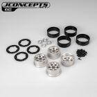 Jconcepts 1/10 Crawler Jammer 2.2 Crawler Felge natural w/ schwarz Bead Lock (4) / JC-3422