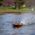Pro Boat Sonicwake 24" Self-Righting Brushless Deep-V RTR inkl. Akku & Ladegerät, rot / PRB-1992T1