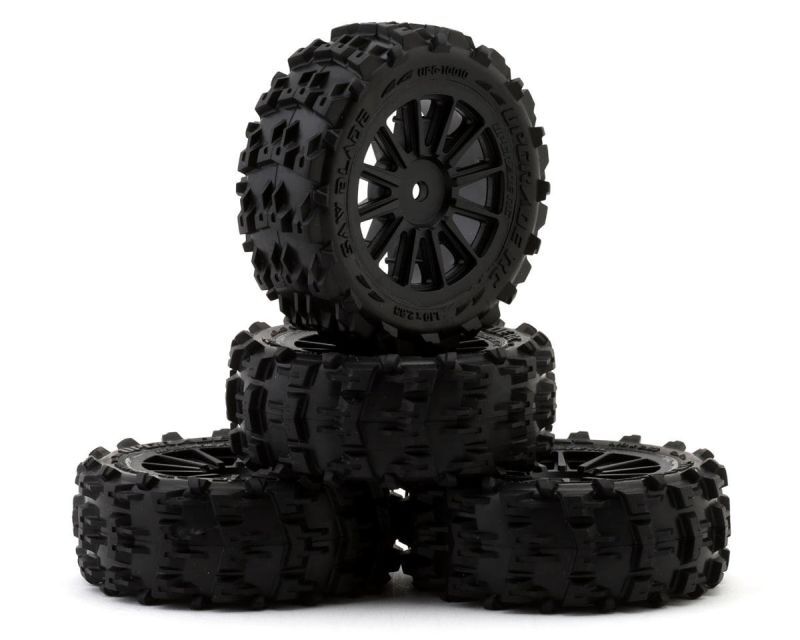 UpGrade RC für ARRMA Typhon Grom Saw Blade Reifen Pre-Mounted (4) / UPG-10010