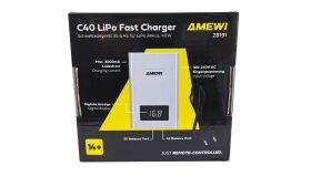 AMEWI / C40 Schnellladegerät 3-4S LiPo 40W / 28191
