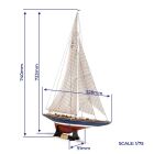 OcCre Yachtmodell Endeavour ? America?s Cup 1934 Standmodellbausatz 1:75 / oc12013