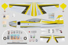 Phoenix Extra NG gelb 35cc ARF Carbon V2 - 188 cm / 74" / PH243