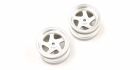 KYOSHO Felgen 5 Speichen 1.7 inches matt verchromt (2) Kyosho Optima / K.OTH244SCC