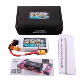 GensAce Soaring LIPO 3S 11,1 V-1300-30C (XT60) 71,5 × 21 mm 110 g G-Tech / GE1-1300-3X6GT