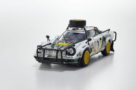 KYOSHO DIE CAST 1:18 Lancia Stratos HF S.Munari 3rd Safari Rally 1977 Nr.7 / KS08130G