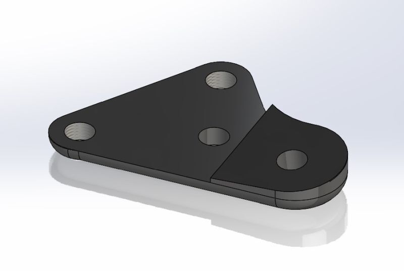 CRC MetriCKs 7 -.5 Caster/Camber Platte-nur rechts / CRC3088
