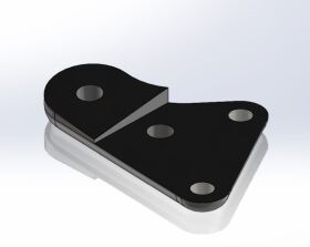 CRC MetriCKs 7 -1 Caster/Camber Platte-nur links / CRC3089