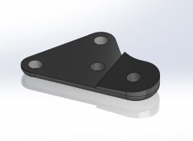 CRC MetriCKs 7 -1 Caster/Camber Platte-nur rechts / CRC3090