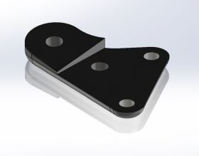 CRC MetriCKs 7 -1.5 Caster/Camber Platte-nur links / CRC3091