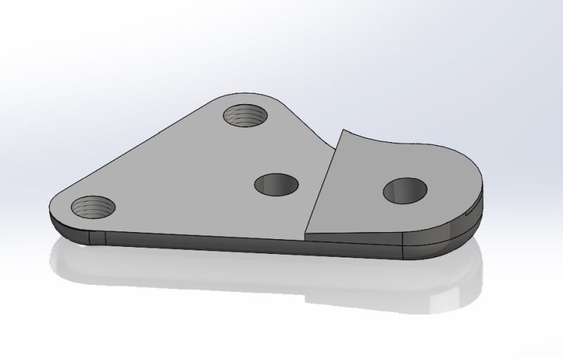 CRC MetriCKs 7 -1.5 Caster/Camber Platte-nur rechts / CRC3092