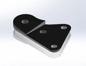 CRC MetriCKs 7 -2 Caster/Camber Platte-nur links / CRC3093