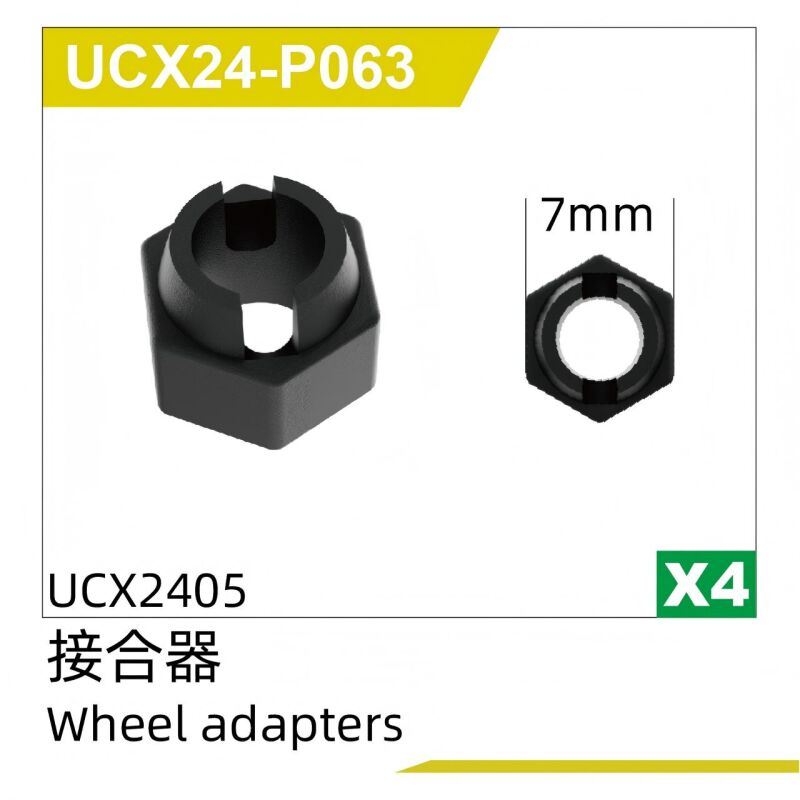 UDI R/C Wheel adapters (4pcs) UCX2405 & UCX2405PRO / UCX24-P063