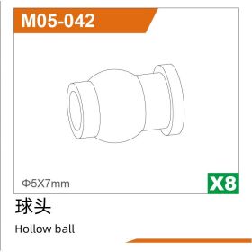 UDI RC Ø5x7 Hollow ball UD1610PRO und UD1610S und...
