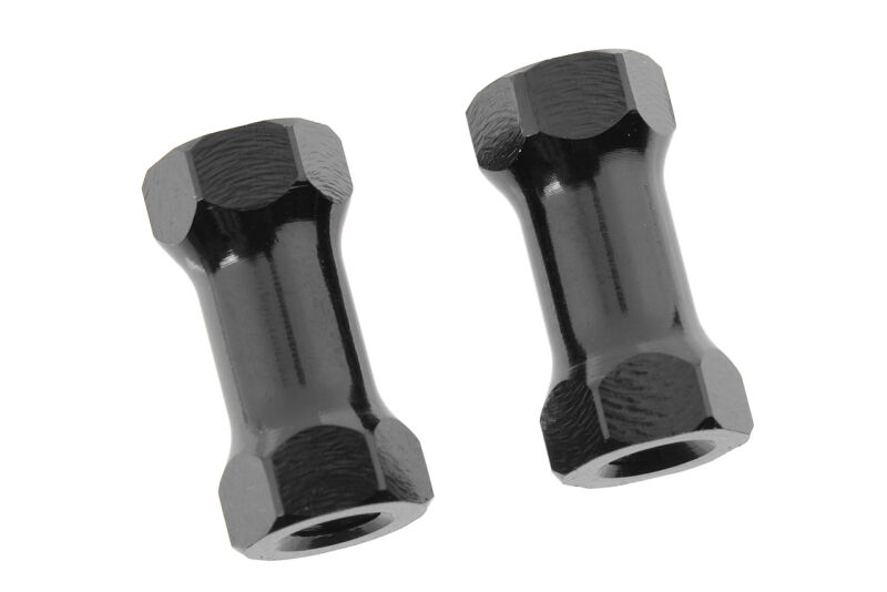 Team Corally Chassis Post 12mm Alu Aluminium Black 2 Pcs / C-00105-039
