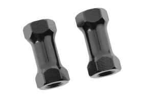 Team Corally Chassis Post 12mm Alu Aluminium Black 2 Pcs...