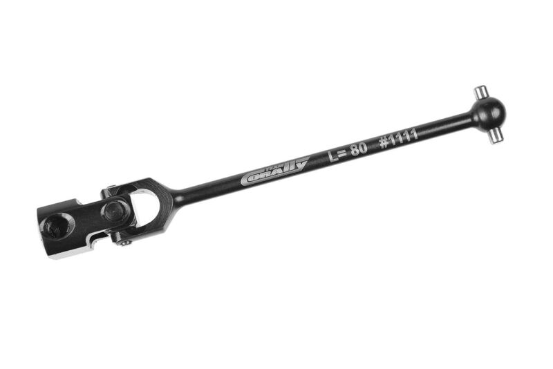 Team Corally Universal Drive Shaft XB PRO Center Front 80mm Swiss Spring Steel 1 Pc / C-00180-1111
