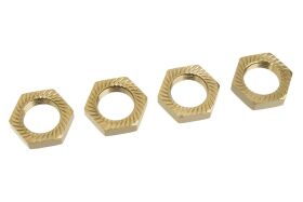 Team Corally Wheel Nut Serrated Aluminum LE 4 Pcs /...