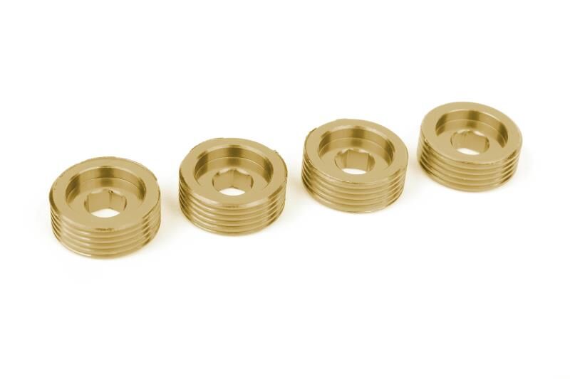 Team Corally Pivot Ball Adjusting Nut Aluminum LE 4 Pcs / C-00180-117-BR