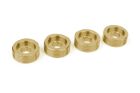Team Corally Pivot Ball Adjusting Nut Aluminum LE 4 Pcs / C-00180-117-BR