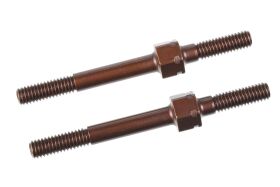 Team Corally Turnbuckle M4 50mm Swiss Spring Steel 2 Pcs...