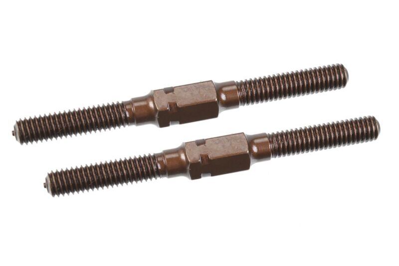 Team Corally Turnbuckle M3 35mm Swiss Spring Steel 2 Pcs / C-00180-129-3