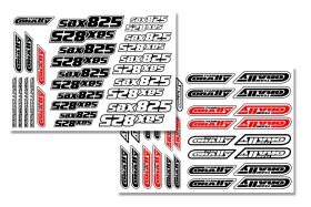 Team Corally Body Decal Sheet SBX-825 Pre-Cut 1 Pc /...