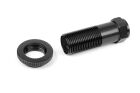 Team Corally Servo Saver Shaft w/ Nut Aluminum Black 1 Set / C-00180-145-B