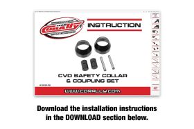 Team Corally CVD Safety Collar & Coupling Set 2pcs /...