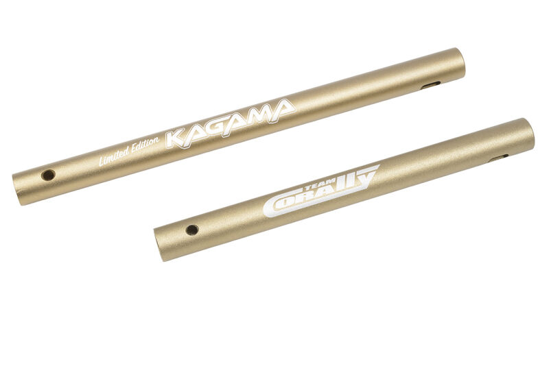 Team Corally Chassis Schlauch MT-G2 vorn hinten Aluminium LE 1 Set / C-00180-953-BR