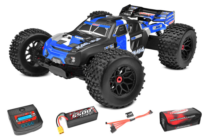 Team Corally Kagama XP 6S RTR Driven Go Pack 4S Blue Color / C-00274-B-P4