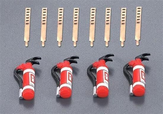 Killerbody Feuerlöscher Set (4 Stk.) (für 1/10) / KB48052