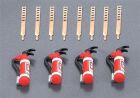 Killerbody Feuerlöscher Set (4 Stk.) (für 1/10) / KB48052