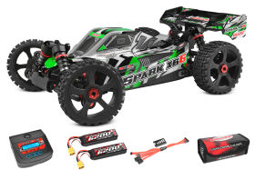 Team Corally Spark XB-6 RTR Driven Go Pack 6S Green Color...