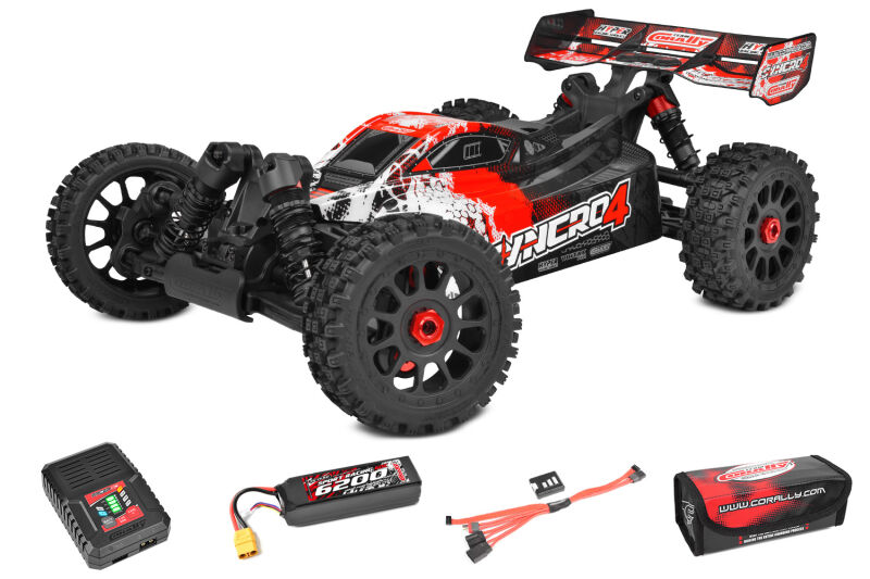 Team Corally Syncro-4 RTR Driven Go Pack 4S Red Color / C-00287-R-P4