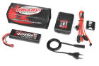Team Corally Energy Pack Lipo 50C 4200Mah 2S T-Plug Hard Case + Racer 50 2-4S AC Charger + Lipo Safety Bag + Charge-Balance Lead / C-47024-01-01