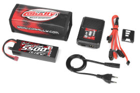Team Corally Energy Pack Lipo 60C 5500Mah 2S T-Plug Hard...