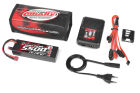 Team Corally Energy Pack Lipo 60C 5500Mah 2S T-Plug Hard Case + Racer 50 2-4S AC Charger + Lipo Safety Bag + Charge-Balance Lead / C-47125-01-01