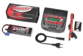 Team Corally Energy Pack Lipo 60C 5500Mah 2S EC-5 Hard...