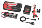 Team Corally Energy Pack Lipo 60C 6900Mah 2S T-Plug Hard Case + Racer 50 2-4S AC Charger + Lipo Safety Bag + Charge-Balance Lead / C-47126-01-01