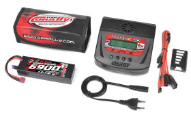 Team Corally Energy Pack Lipo 60C 6900Mah 2S T-Plug Hard...